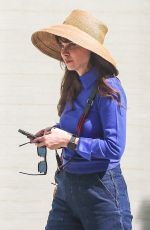 ZOOEY DESCHANEL Out for Lunch at Proper Hotel in Santa Monica 10/22/2022