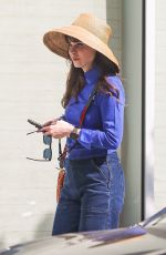 ZOOEY DESCHANEL Out for Lunch at Proper Hotel in Santa Monica 10/22/2022