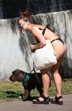 ABBIE CHATFIELD in Bikini Heading to Her Home in Bondi 11/27/2022