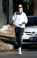 ABBY CHAMPION Out Hikinig Around Her Neighborhood in Brentwood 11/15/2022