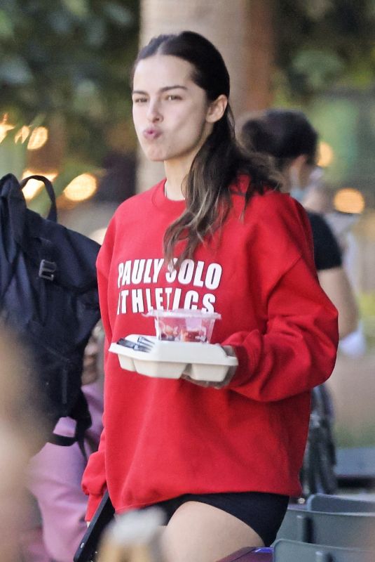 ADDISON RAE and Fedi Out for Lunch at Erewhon in Los Angeles 11/27/2022