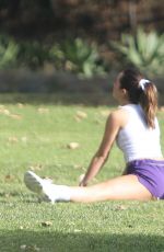 ADDISON RAE and Omer Fedi at a Park in Beverly Hills 11/21/2022