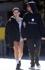 ADDISON RAE and Omer Fedi Out for Lunch in Los Angeles 11/10/2022
