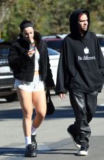 ADDISON RAE and Omer Fedi Out for Lunch in Los Angeles 11/10/2022
