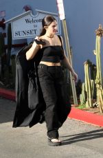 ADDISON RAE Out Picking a Dress at Sunset Plaza in West Hollywood 11/19/2022