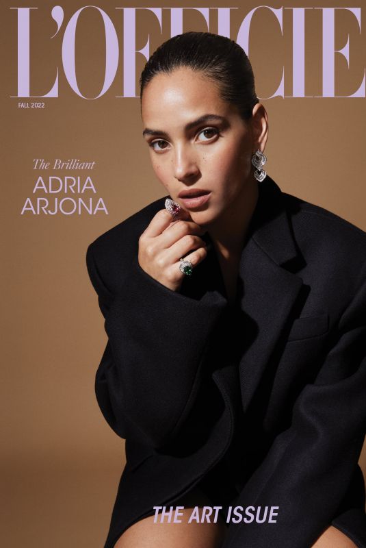ADRIA ARJONA for L’officiel Magazine, Fall 2022