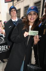 AIMEE CARRERO Heading to Knicks vs Oklahoma City Thunder Game in New York 11/13/2022