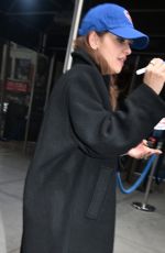 AIMEE CARRERO Heading to Knicks vs Oklahoma City Thunder Game in New York 11/13/2022