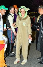 ALESSANDRA AMBROSIO Arrives at a Halloween Party in Santa Monica 10/31/2022