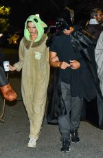 ALESSANDRA AMBROSIO Arrives at a Halloween Party in Santa Monica 10/31/2022