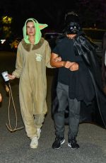 ALESSANDRA AMBROSIO Arrives at a Halloween Party in Santa Monica 10/31/2022