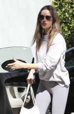 ALESSANDRA AMBROSIO Arrives at Training Session in Beverly Hills 11/15/2022