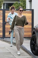 ALESSANDRA AMBROSIO Leaves Workout Session in West Hollywood 11/08/2022