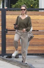 ALESSANDRA AMBROSIO Leaves Workout Session in West Hollywood 11/08/2022