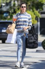 ALESSANDRA AMBROSIO Out Shopping in Pacific Palisades 11/17/2022