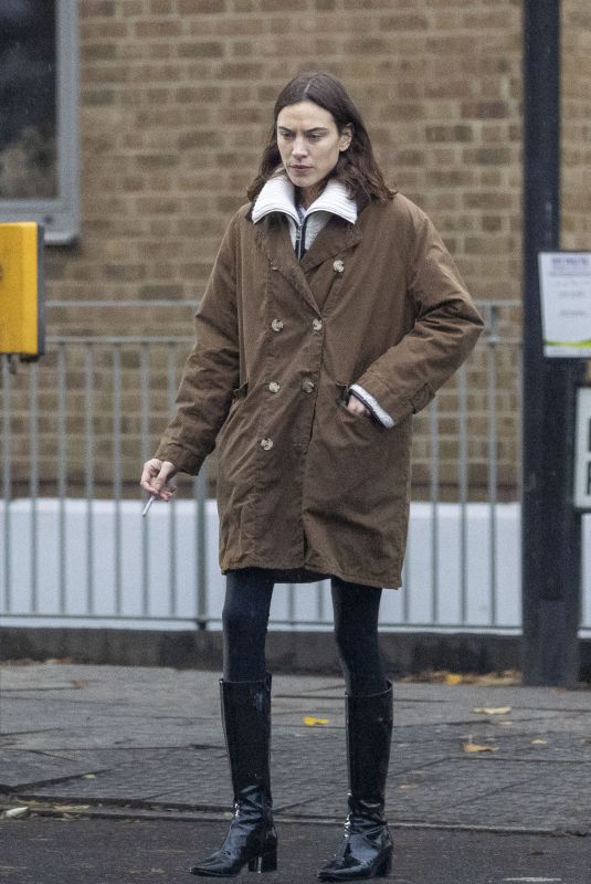 ALEXA CHUNG Out in London 11/16/2022