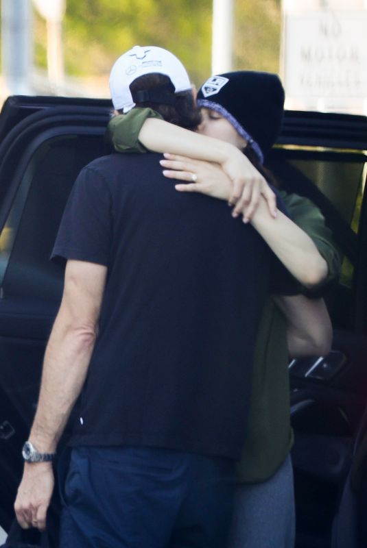 ALEXANDRA DADDARIO and Andrew Form Out Kissing in Los Angeles 11/06/2022
