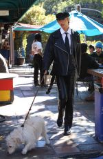 ALEXIS REN Out with Her Dog in Los Angeles 11/10/2022