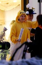 ALYSON HANNIGAN at a Halloween Party in Los Angeles 10/31/2022