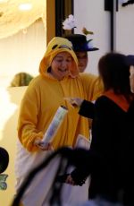 ALYSON HANNIGAN at a Halloween Party in Los Angeles 10/31/2022