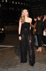 AMANA SEYFRIED Arrives at Council of Fashion Designers of America