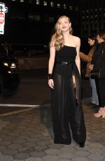 AMANA SEYFRIED Arrives at Council of Fashion Designers of America