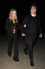 AMANDA HOLDEN and Chris Hughes on a Date Night at Scott