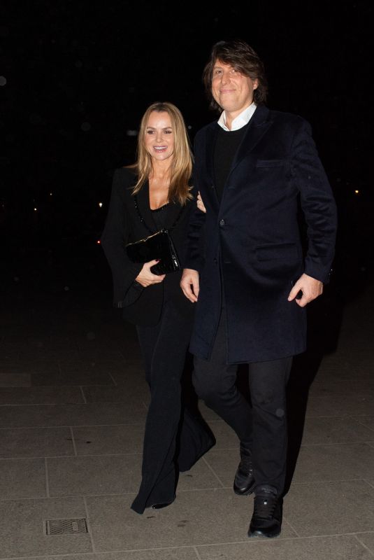 AMANDA HOLDEN and Chris Hughes on a Date Night at Scott