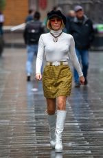 AMANDA HOLDEN Arrives at Global Radio Studios in London 11/03/2022