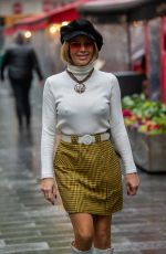 AMANDA HOLDEN Arrives at Global Radio Studios in London 11/03/2022