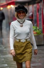 AMANDA HOLDEN Arrives at Global Radio Studios in London 11/03/2022