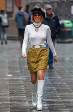 AMANDA HOLDEN Arrives at Global Radio Studios in London 11/03/2022
