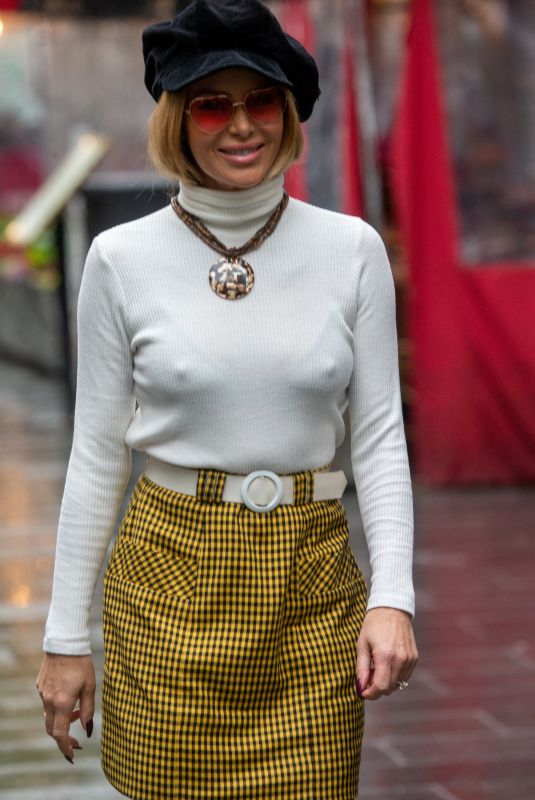 AMANDA HOLDEN Arrives at Global Radio Studios in London 11/03/2022