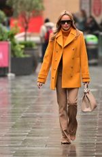 AMANDA HOLDEN Arrives at Global Radio Studios in London 11/07/2022