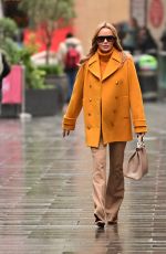 AMANDA HOLDEN Arrives at Global Radio Studios in London 11/07/2022