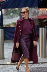 AMANDA HOLDEN Arrives at Global Radio Studios in London 11/10/2022