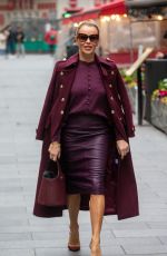 AMANDA HOLDEN Arrives at Global Radio Studios in London 11/10/2022