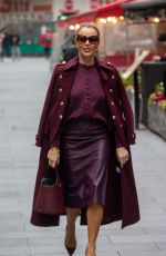 AMANDA HOLDEN Arrives at Global Radio Studios in London 11/10/2022