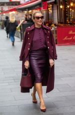 AMANDA HOLDEN Arrives at Global Radio Studios in London 11/10/2022