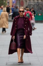 AMANDA HOLDEN Arrives at Global Radio Studios in London 11/10/2022