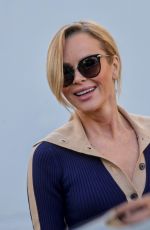 AMANDA HOLDEN Arrives at Heart Radio in London 11/04/2022