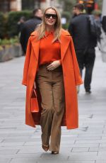 AMANDA HOLDEN Arrives at Heart Radio in London 11/11/2022