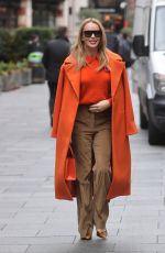 AMANDA HOLDEN Arrives at Heart Radio in London 11/11/2022