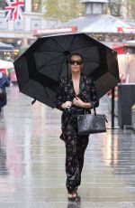 AMANDA HOLDEN Leaves Heart Breakfast Studios in London 11/21/2022