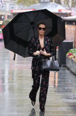 AMANDA HOLDEN Leaves Heart Breakfast Studios in London 11/21/2022