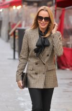 AMANDA HOLDEN Leaves Heart FM Breakfast Show in London 11/24/2022