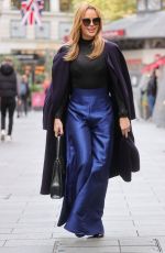 AMANDA HOLDEN Leaves Heart Radio in London 11/02/2022