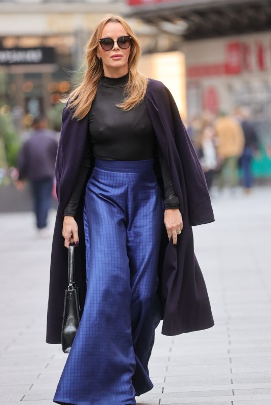 AMANDA HOLDEN Leaves Heart Radio in London 11/02/2022