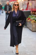 AMANDA HOLDEN Leaves Heart Radio in London 11/18/2022