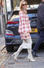 AMANDA HOLDEN Leaves Heart Radio in London 11/28/2022